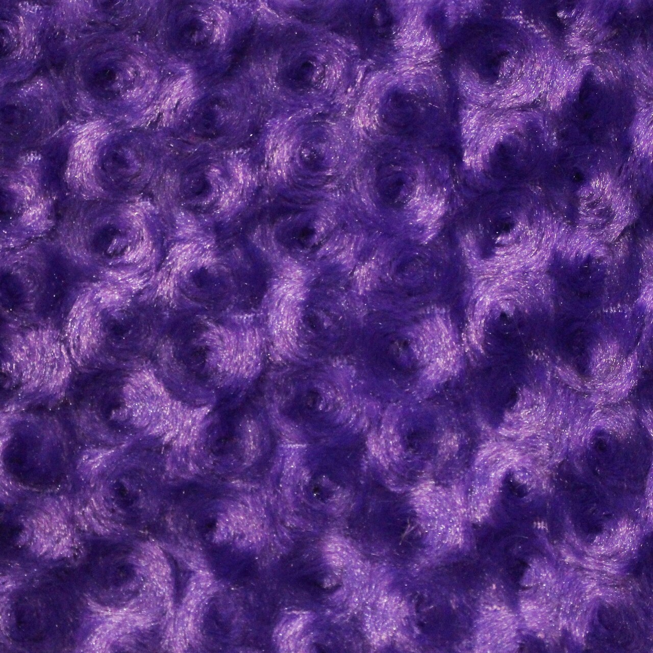 1 Yard Purple Minky Rose Swirl Embossed Fabric 58/60" Width for Cozy Blankets & Baby Gear
